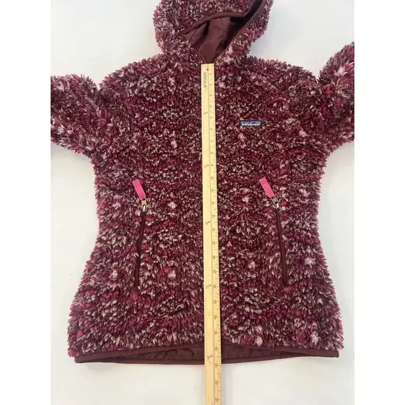 2/$50 DEAL ALERT!! PATAGONIA WOMENS BURGUNDY RETRO X DIAMOND FLEECE SIZE SMALL - Picture 8 of 11